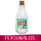 Lembrancinha Personalizada Garrafinha de Vidro Moana 08 unidades - Festabox