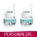 Lembrancinha Personalizada Pote de Acrílico Papinha Moana 16 Unidades - Festabox