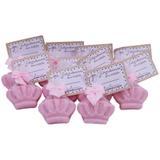 Lembrancinha Sabonete Coroa com Tag - Rosa - Nita baby