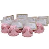 Lembrancinha Sabonete Vestido com Tag - Rosa - Nita baby