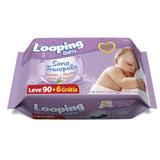 Lenço UMEDECIDO LOOPING Lavanda Pacote C/96 Unids - Carta fabril