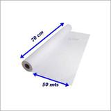 Lençol descartável Papel para maca 70cm x 50mts - Poli-descartáveis