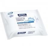 Lenços de Limpeza Nivea Visage Ação Refrescante 3 em 1 25 Unidades