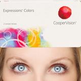 Lentes de Contato Azul Cooper Vision Expressions Colors