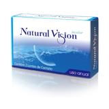 Lentes de contato incolor anual - Natural vision
