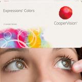 Lentes de Contato Marrom Claro Cooper Vision Expressions Colors