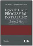 Licoes de direito processual do trabalho - ltr