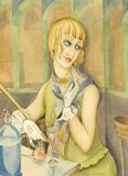 Lili Elbe - Gerda Wegener - Tela 30x41 Para Quadro - Santhatela