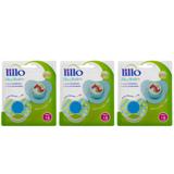 Lillo 604320 Dia E Noite Azul Kit Duas Chupetas Azul (Kit C/03)