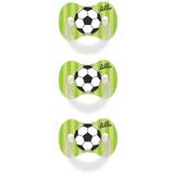 Lillo 604940 Funny Estilo Chupeta Ort Silicone Verde Tam2 (Kit C/03)