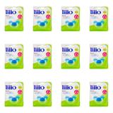 Lillo 605020 Funny Estampas Chupeta Ort Silicone Azul Tam1 (Kit C/12)
