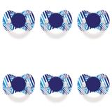 Lillo 605220 Funny Estampas Chupeta Silicone Azul Tam1 (Kit C/06)