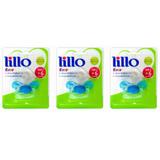 Lillo 605320 Funny Estampas Chupeta Silicone Azul Tam2 (Kit C/03)