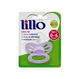 Lillo 610550 Ex Air Baby Chupeta Silicone Cor Leve Lilás Tam1