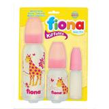 Lillo kit mamadeira fiona fases ortodontica 802731 rosa c/3und