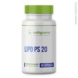 LIPO PS 20 300mg Cápsulas Neuroprotetor Cerebral e Booster Cognitivo - Miligrama