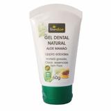 Livealoe gel dental orgânico natural aloe mamao 60g