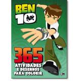 Livro 365 Atividades e Desenhos Para Colorir Ben10 - Ciranda cultural