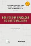Livro - Boa-fé e sua aplicação no direito brasileiro