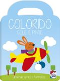 Livro - Colorido - cole e pinte: Azul
