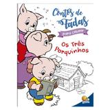Livro - Contos de fada para colorir: Os Três Porquinhos