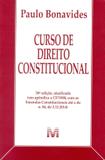 Livro - Curso de direito constitucional