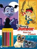 Livro - Disney Júnior ler e colorir com lápis