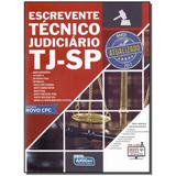 Livro - Escrevente Tecnico Judiciario Tj-Sp - Alfacon