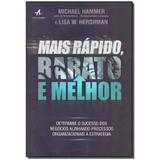 Livro - Mais Rapido, Barato E Melhor - Alta books