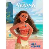 Livro médio ler e colorir moana - Culturama