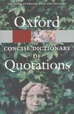 Livro - Oxford Concise Dictionary Of Quotations - Oup - oxford university