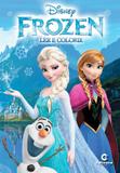Livro para Ler e Colorir Frozen Disney Médio Culturama - Festabox