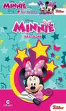 Livro para Ler e Colorir Minnie Disney com Giz de Cera Culturama - Festabox
