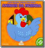 Livro quebra-cabeca com rimas - animais da fazenda - Blu editora