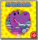Livro quebra cabeca com rimas dinossauro - Blu editora
