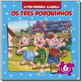 Livro quebra-cabeca - os tres porquinhos - Blu editora