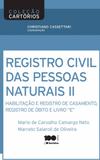Livro - Registro civil de pessoas naturais