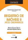 Livro - Registro de imóveis II : Atos ordinários - 3ª edição de 2018