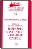 Livro - Teorias das relações jurídicas da prestação de serviço público sob regime de concessão - 1 ed./2015