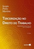Livro - Terceirização no Direito do Trabalho - Saj - saraiva juridica