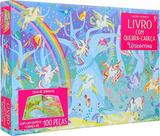 Livro - Unicórnios: livro com quebra-cabeça