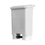 Lixeira 100 Litros com Pedal - Branca - Impallets
