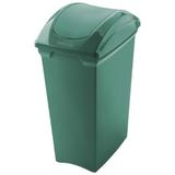 Lixeira 15L Slim Basculante Verde Sanremo