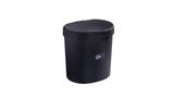 Lixeira 2,5 L 17,5 x 15 x 18,2 cm Preto Coza
