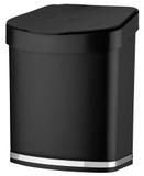 Lixeira 2,5 Litros Eleganza Pia Cozinha Future Cor Preto