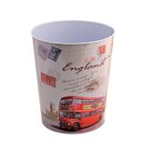 Lixeira 25,5cm De Ferro Cidades Retro Vintage Dolce Home - D03004-C