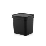 Lixeira 2,5L polipropileno preto OU