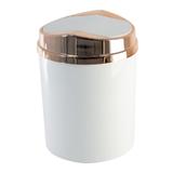 Lixeira 5 Litros Com Tampa Basculante Cobre Rose Gold - Wp connect