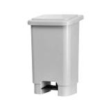 Lixeira 50 litros com Pedal - Branca - Impallets