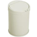 Lixeira 5,5 Litros Com Balde Tampa Click Porta Lixo Unidade Marfim - Purimax